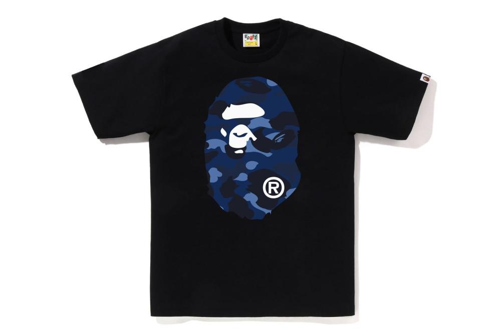 BAPE 베이프 COLOR CAMO BIG APE HEAD TEE 1K30-110-018