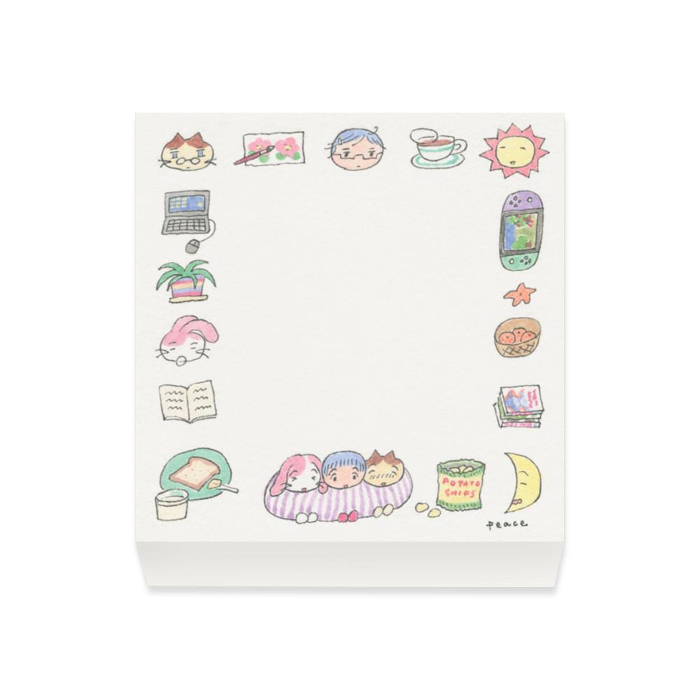 '돌고 도는 하루' 떡메모지