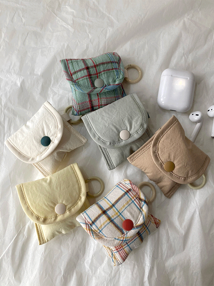 [made] 16col 체크&파스텔 에어팟 케이스 2type / 전기종ok 에어팟프로