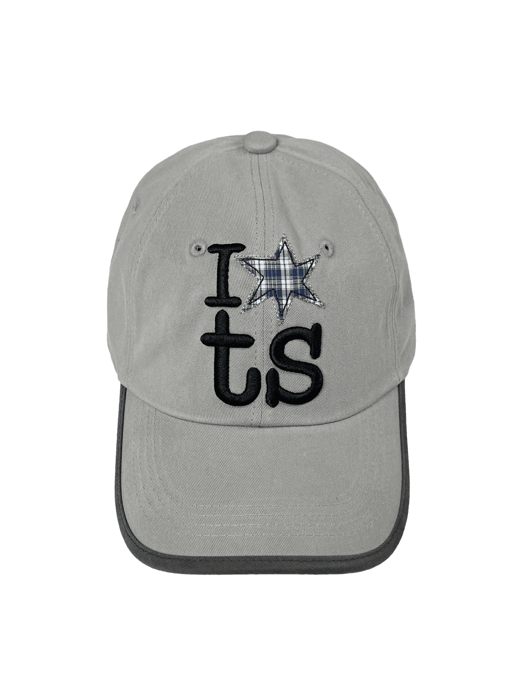 Ringer Ball Cap in Light Grey