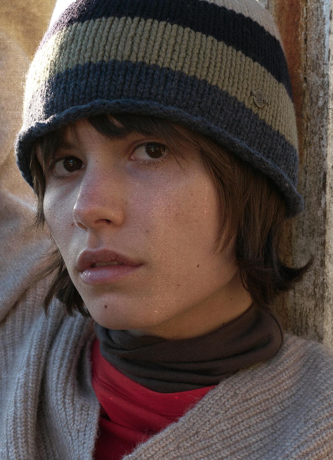 BM beanie_Green Multi