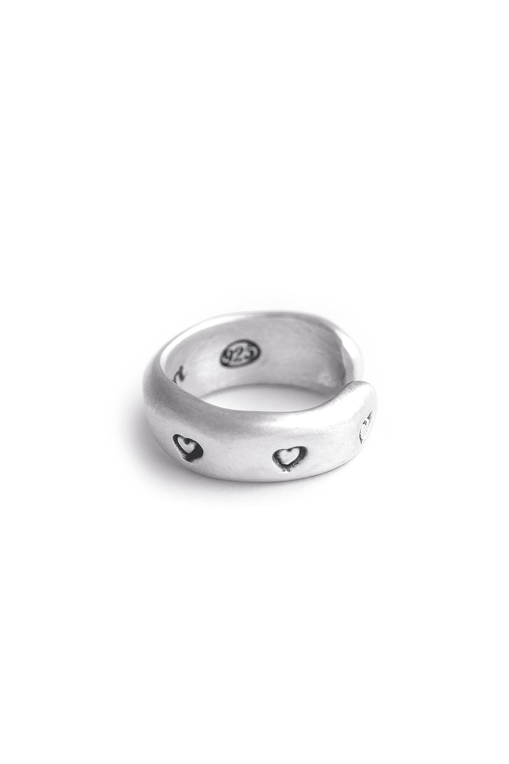 Heart stamp earcuff