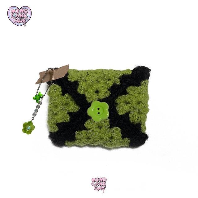 LETTER WALLET_GREENERY