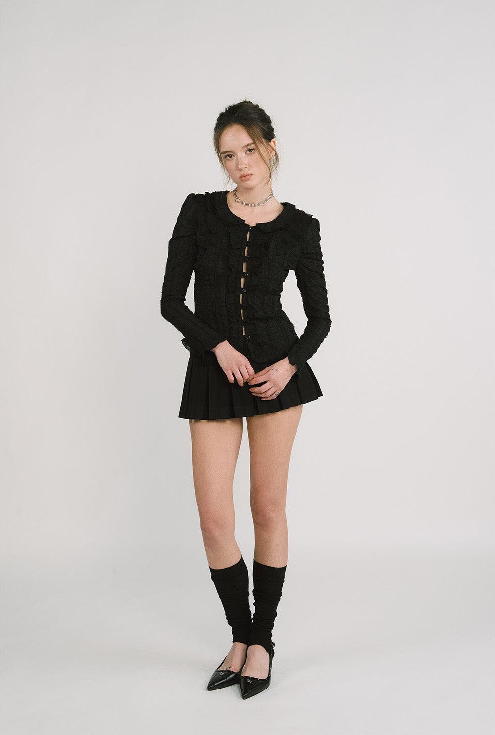 [releasing 12.09 12pm KST] Snow ruffle top