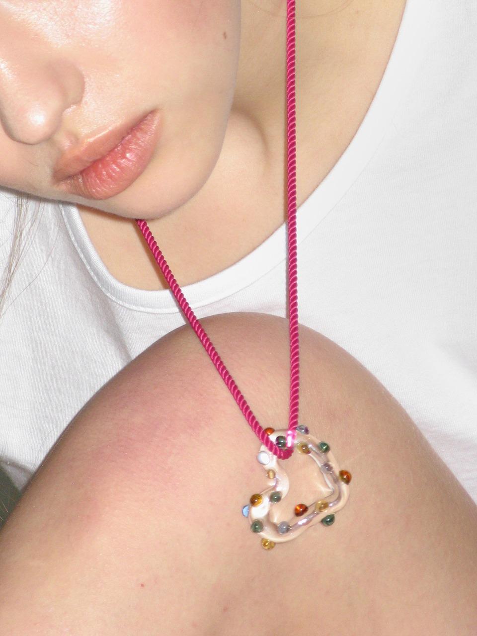 Dewdrop Glass Necklace MULTI