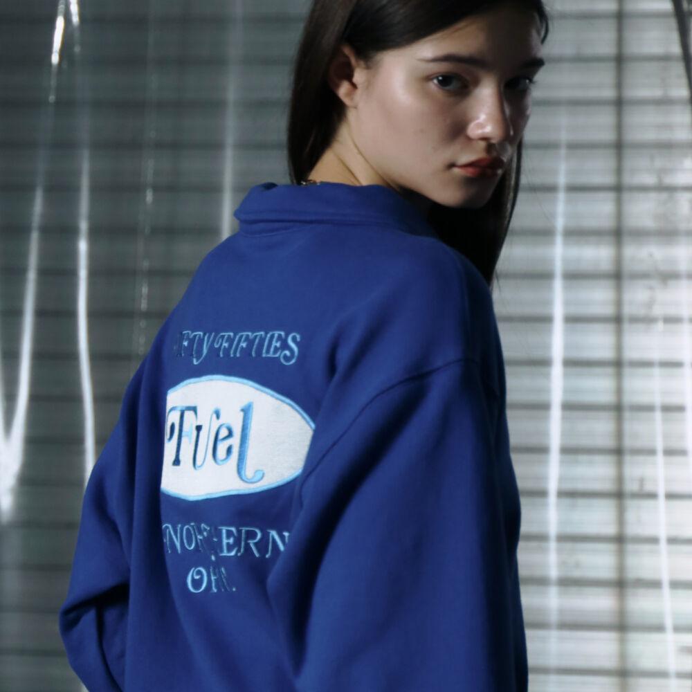 MOTORCYCLE SWEATSHIRTS (DARK BLUE)