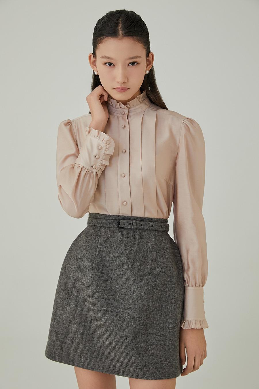 NO.22 SKIRT - CHARCOAL GREY