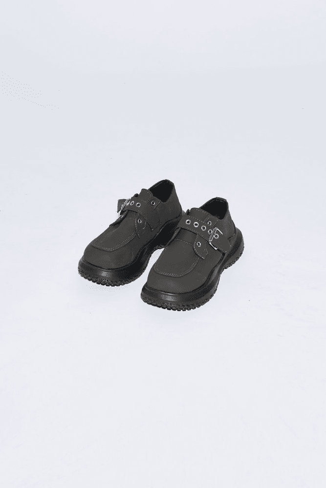 strap platform loafer (3c)