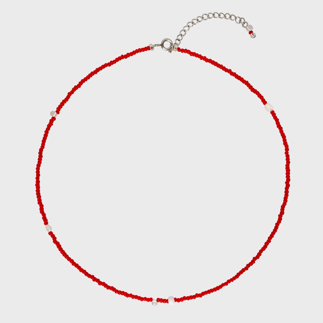 [케플러 마시로 착용]Slurpee_cherry Necklace