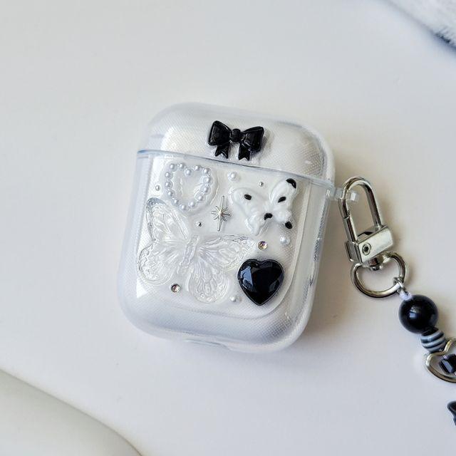 (made) 얼룩 나비 레진 케이스 (에어팟 에어팟프로 프로2 프로2세대 에어팟3세대, 버즈2, 버즈라이브, 버즈프로)