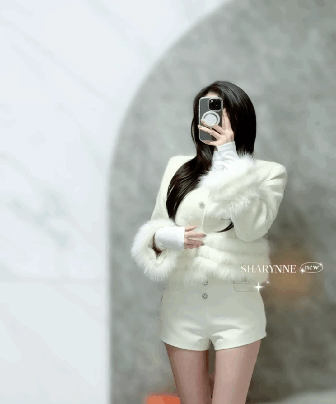 덕다운) 3단 폭스트리밍 패딩코트 (강추)