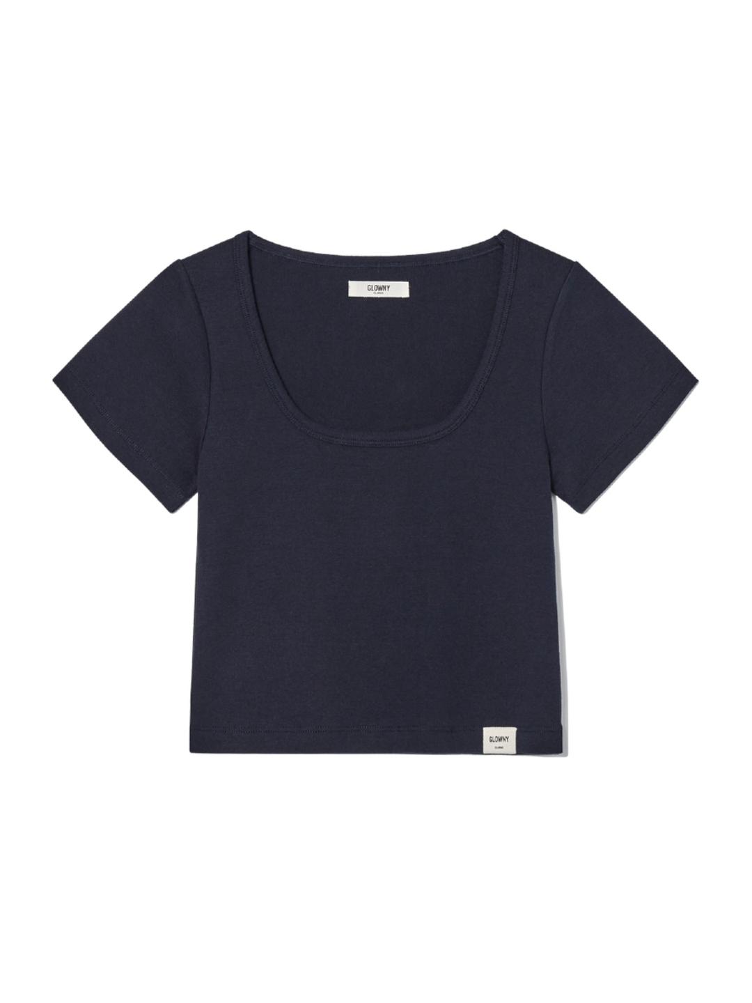 G CLASSIC U-NECK TEE (NAVY)