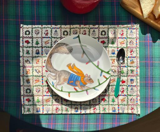 [신제품] 크리스마스 키친크로스 테이블매트