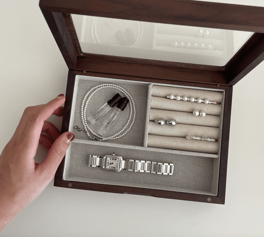 (B-grade)Walnut Jewelry Box
