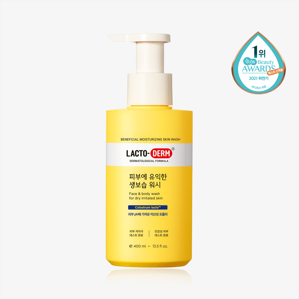 락토덤 피부에 유익한 생보습 워시 400ml