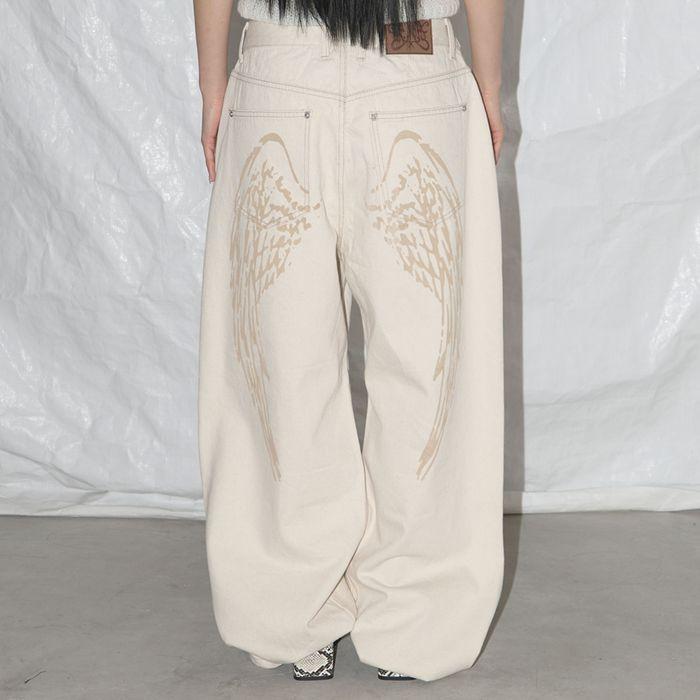 ANGEL VINTAGE WASHING PINTUCK PANTS (IVORY)_F25QD891