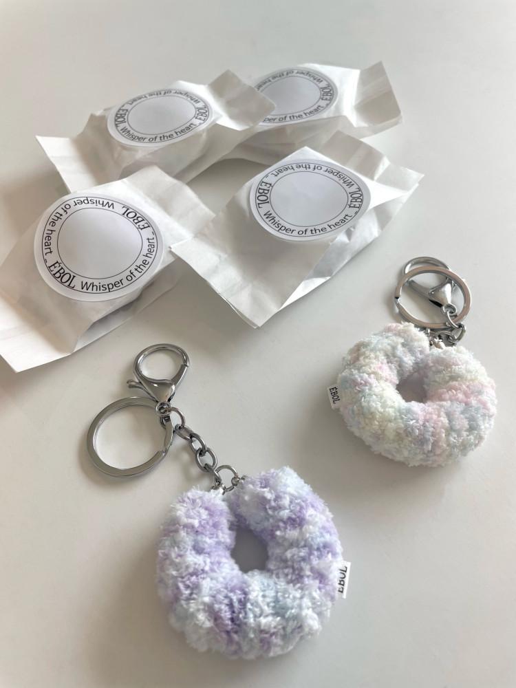 cotton candy _ keyring