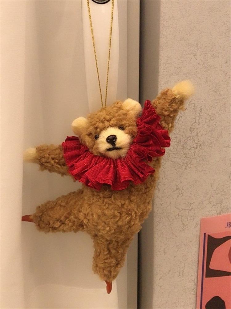 보스턴 발레곰 곰돌이 인형 팬던트 키링 장식