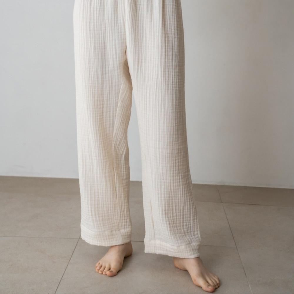 내추럴 코튼 거즈 면 팬츠 (4colors)