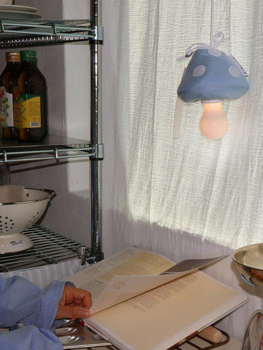 Mushroom lamp(blue)