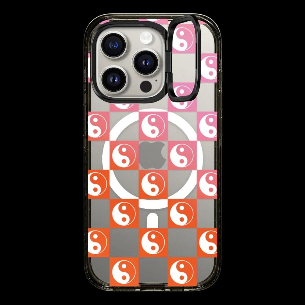 Ying Yang Check Mate - Sunset Gradient