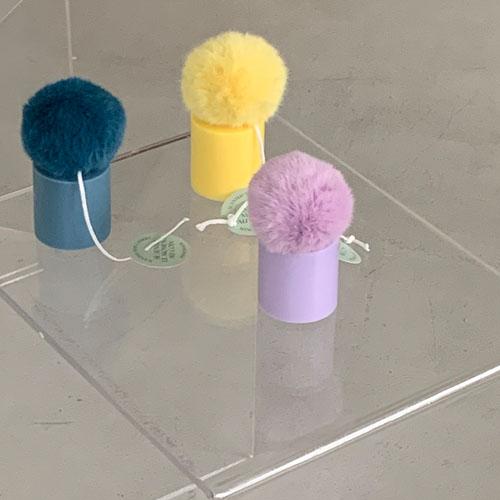 holiday fur candle