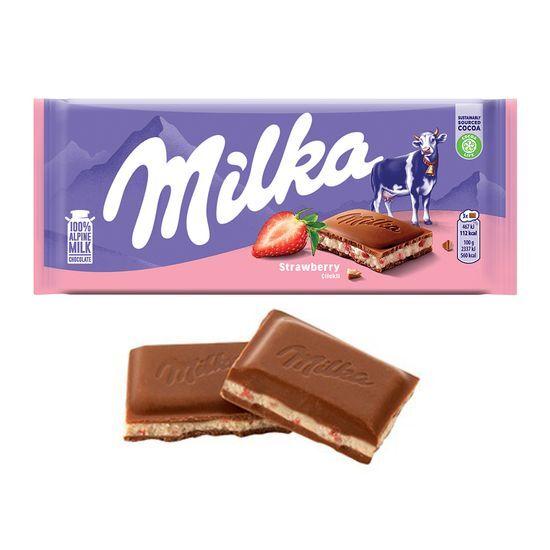 밀카 스트로베리 100g