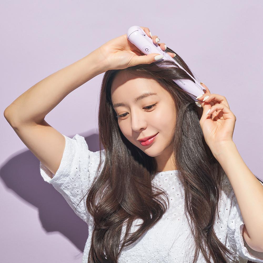 보만 미니무선고데기 매직기 여행용 휴대용고데기 충전식 남자 앞머리고데기 판