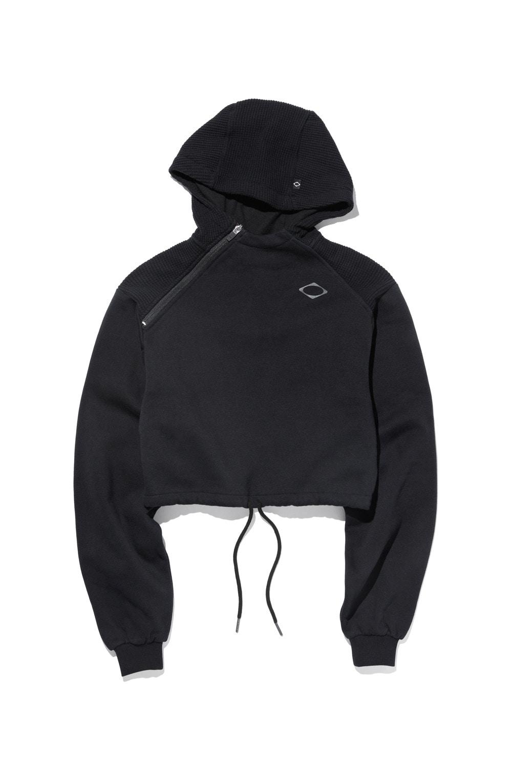 (9/21 예약발매)CROPPED SIDE ZIP HOODIE_BLACK