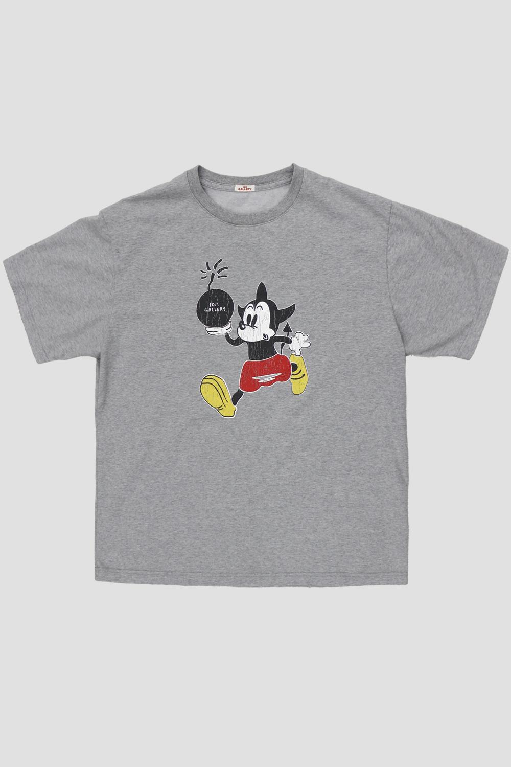 [Pre-Order] Gallery Mickey T-Shirts - Gray