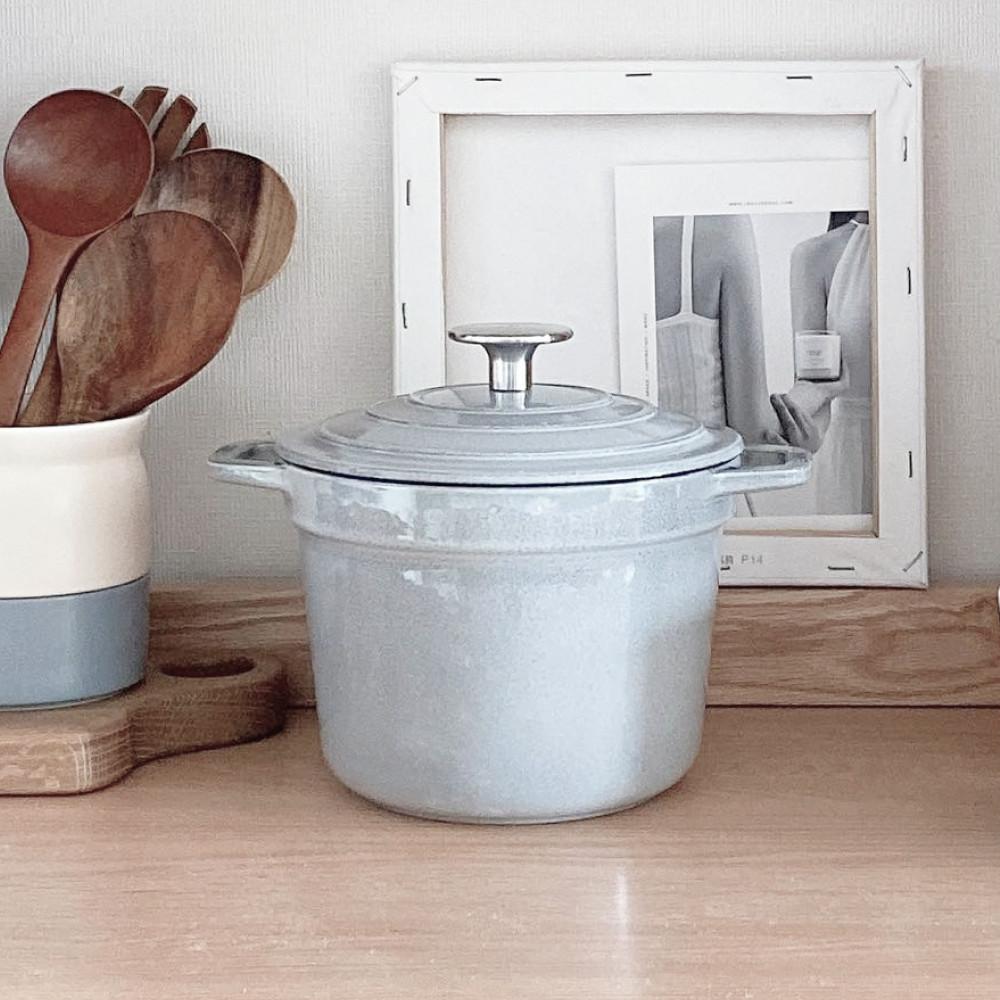 800도씨 무쇠솥 주물냄비 무쇠 가마솥 솥밥 양수냄비 18cm