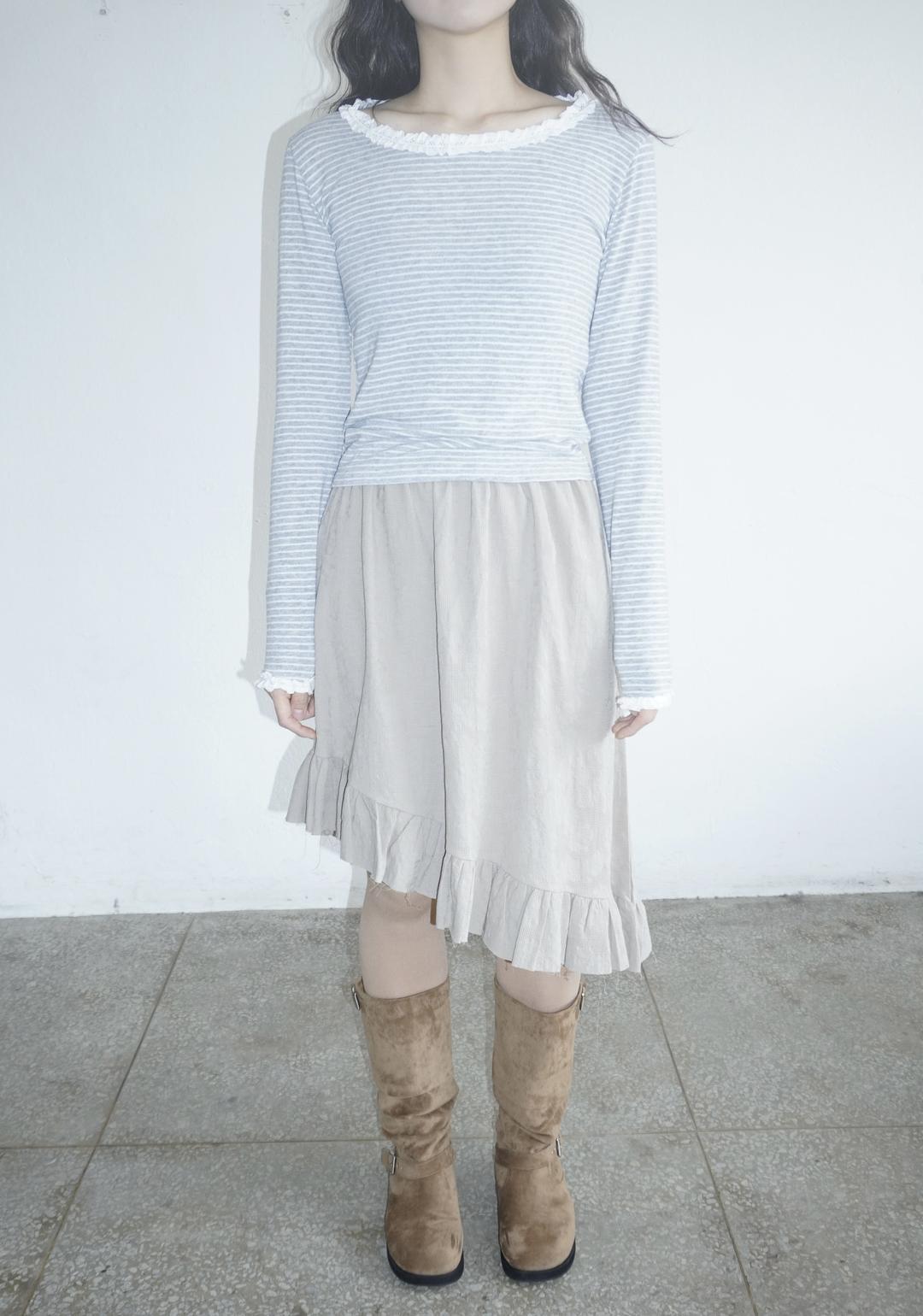 unbalanced skirt