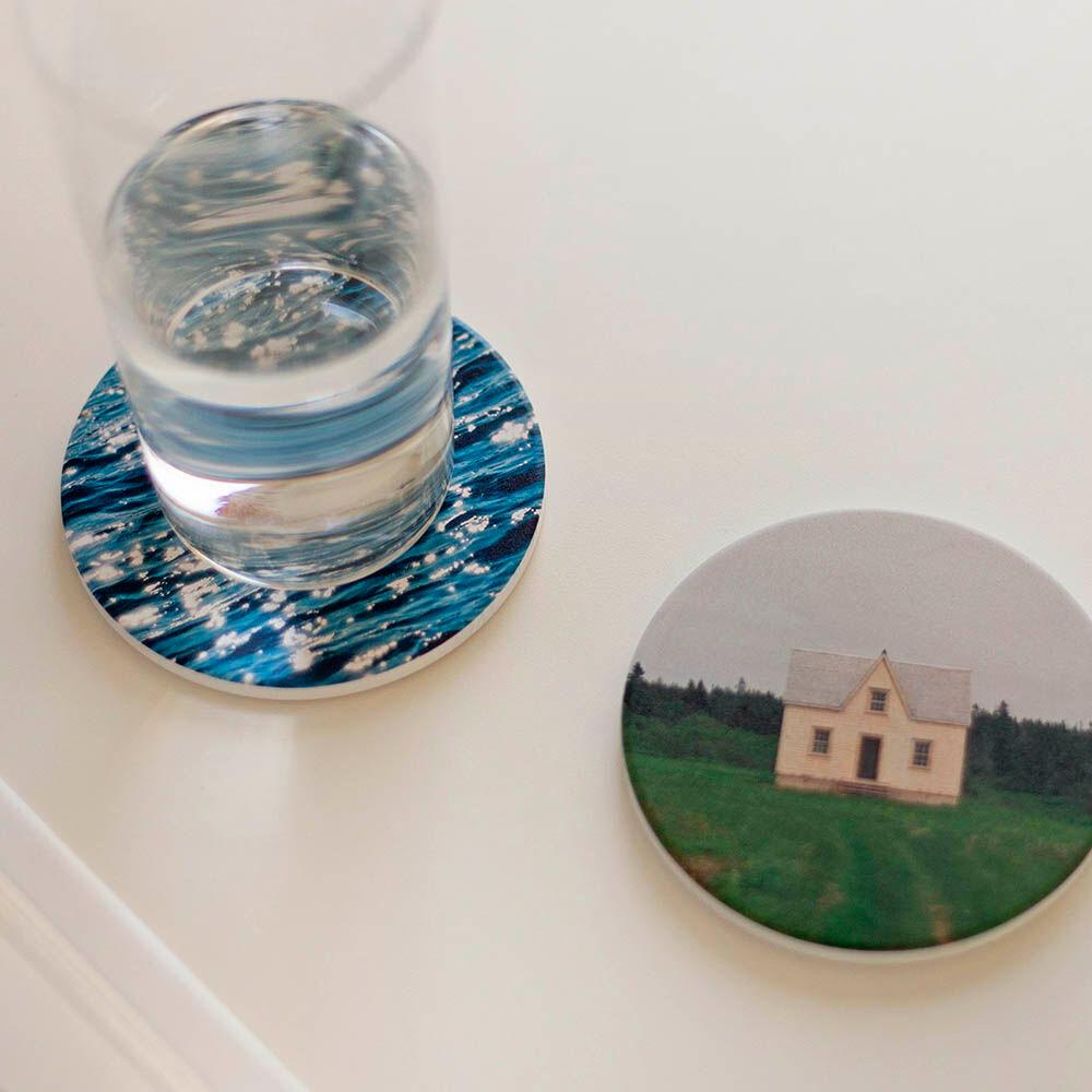 오브비브 포토 비누받침 컵받침 규조토 코스터