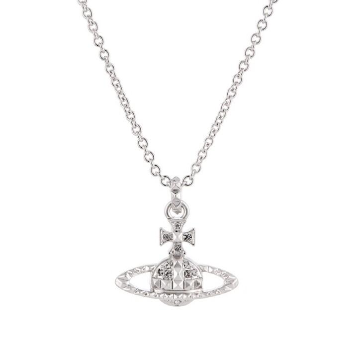 22SS 비비안웨스트우드 메이페어 바스릴리프 목걸이 실버 63020052