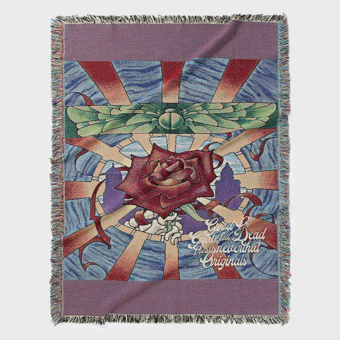 GD Rose Tapestry Blanket Multi