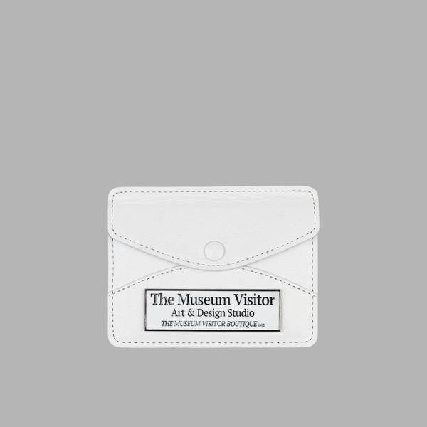METAL LOGO CARD WALLET (WHITE)