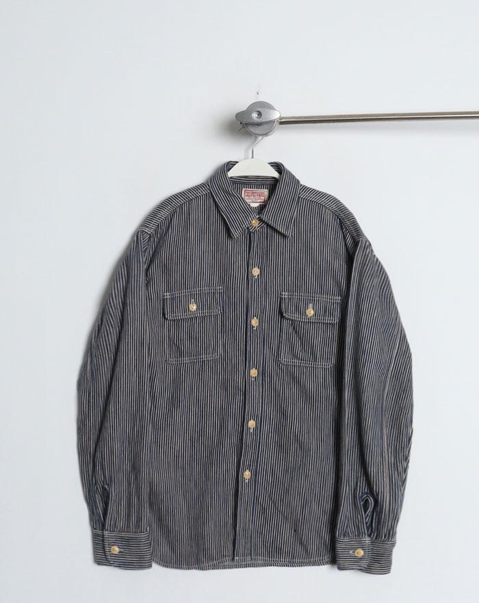 DELUXEWARE Hickory Denim Work Shirts