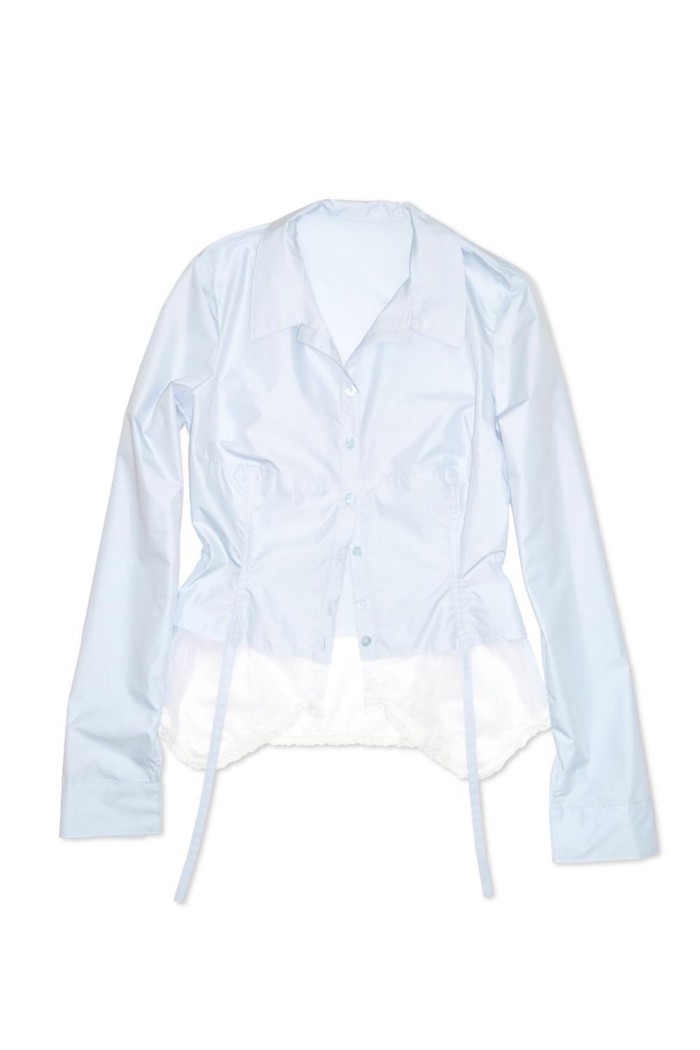 [TAAE] Lace Garter Shirt 003