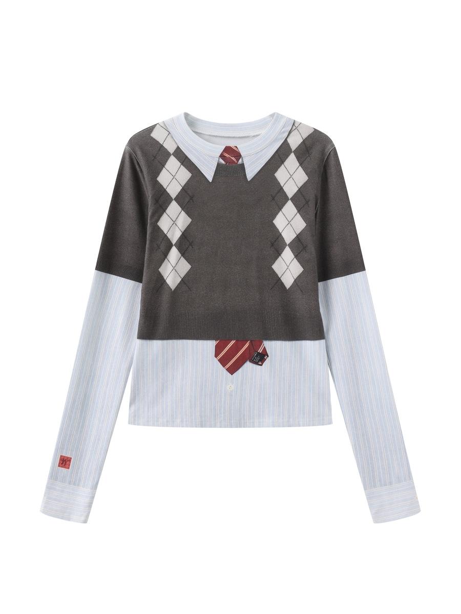 WII WIL College Shirt Layered T-Shirt