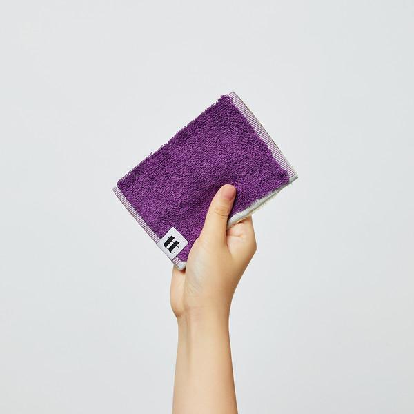 3tier handkerchief 25x12.5cm, Purple