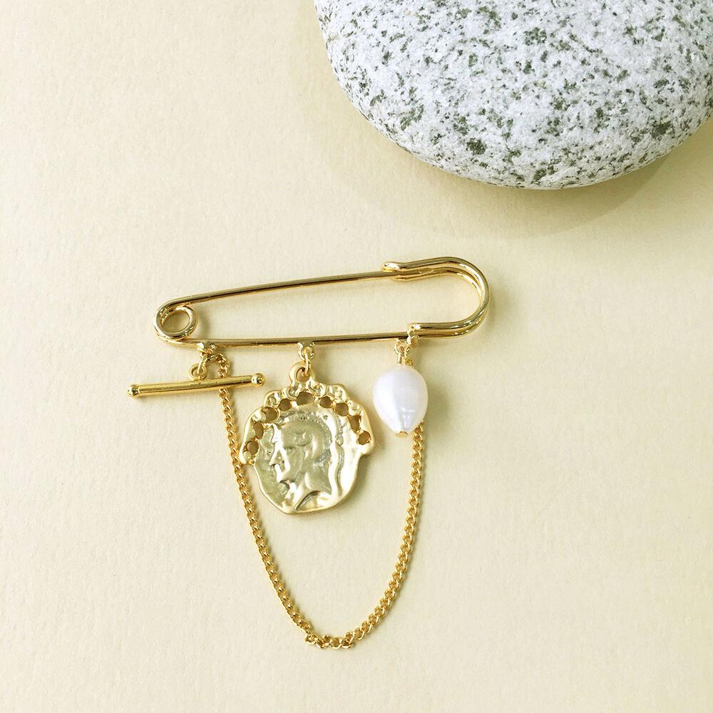 [삿치] BUMPY COIN BROOCH 범피 코인 패션브로치