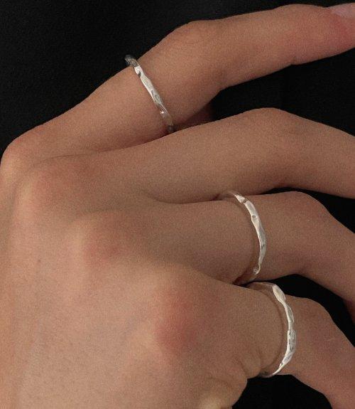 silver925 sunset ring