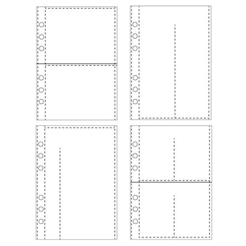 6공 포토카드 화일속지 A5 10매입 고투명 포카 리필 바인더 앨범