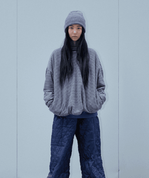 Sunflower HIGH NECK FLEECE TOP -Brown