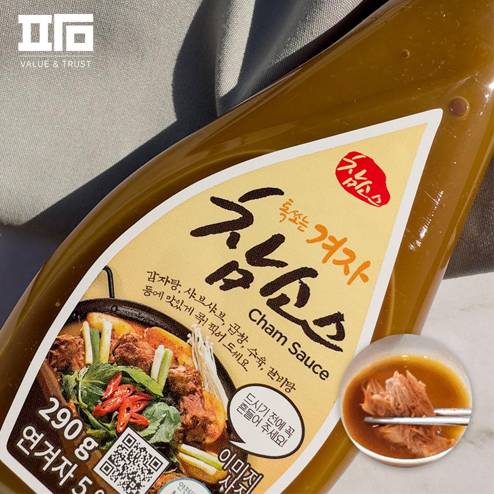 우리식품 겨자참소스 290g 감자탕 샤브샤브 소스 [원산지:상세설명에 표시]