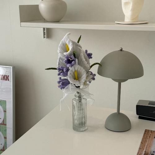 [동영상 제공] 모루 철사 공예 카라 은방울 꽃다발 DIY