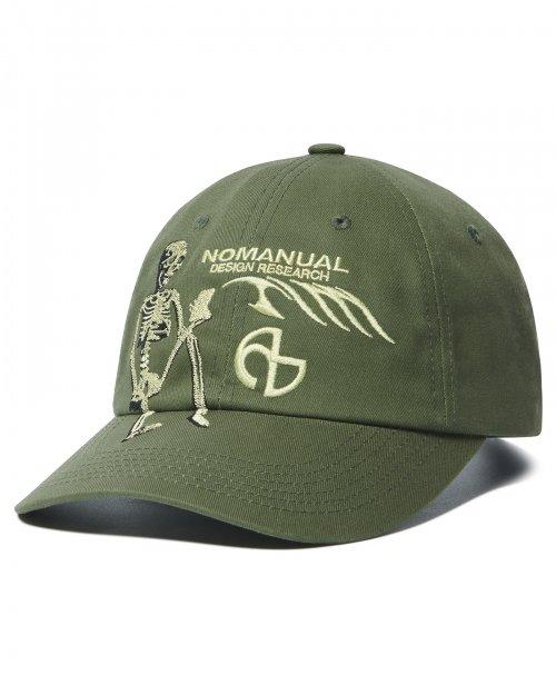 SKULL BALL CAP - KHAKI