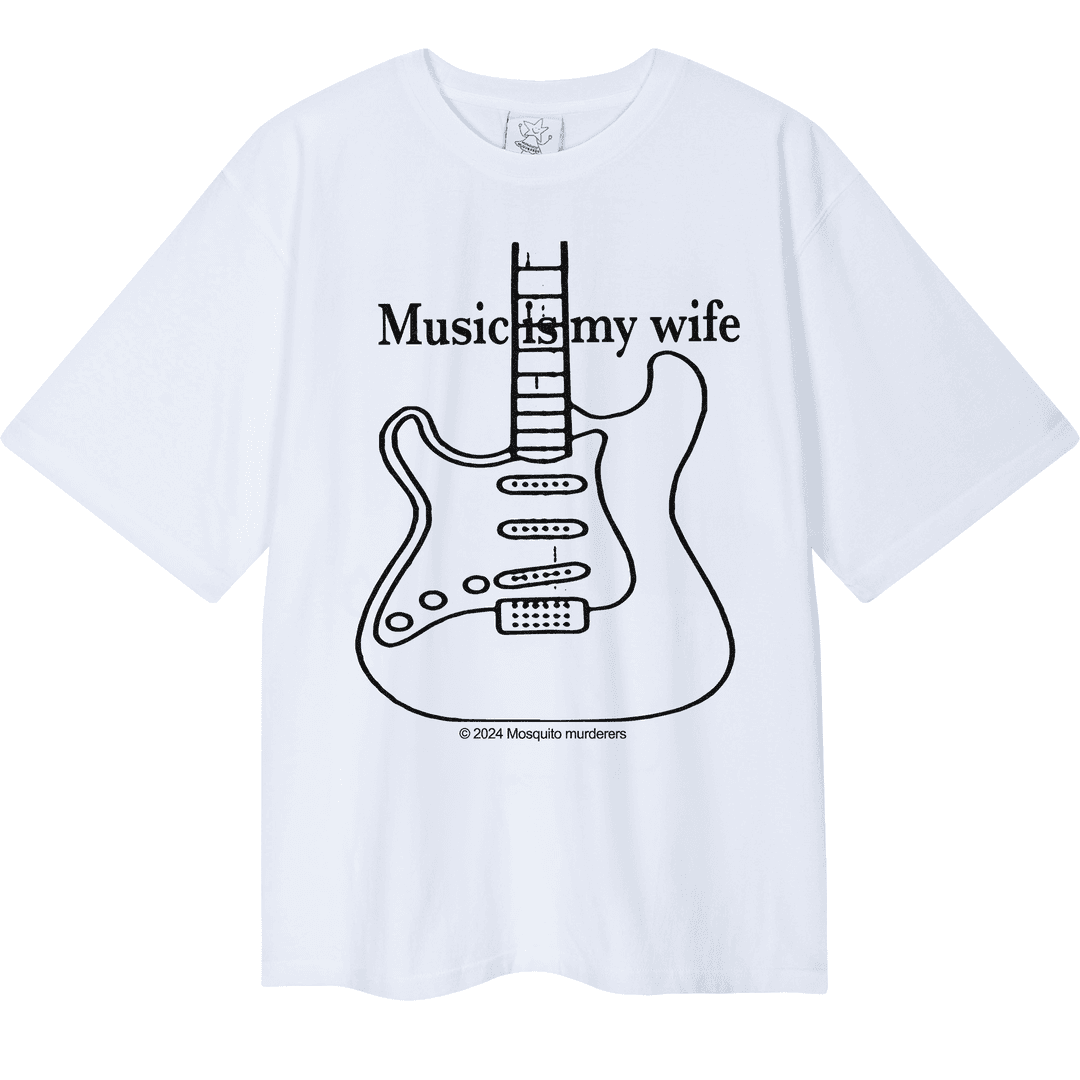 Music is my wife T-SHIRT