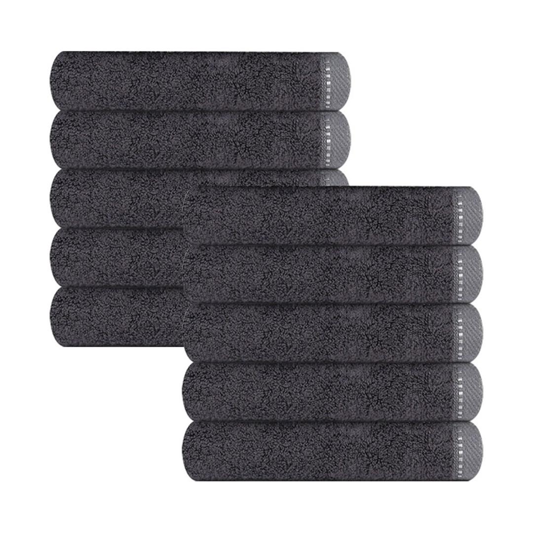 송월타월 솔리드 무지 40 타올 200g 뱀부얀, 다크그레이, 10개 - 수건 | 쿠팡