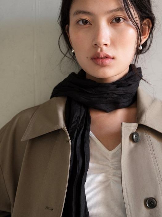 [3차]엘리즈 링클 스카프[black]